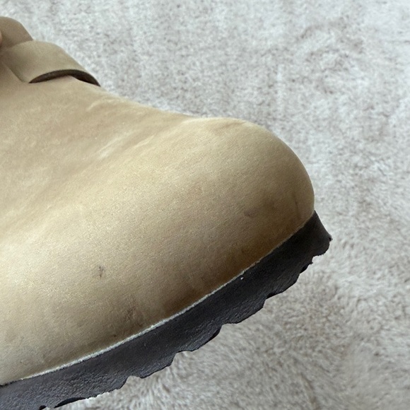 Birkenstock Men's Beige Slip-On Loafers - Picture 11 of 11